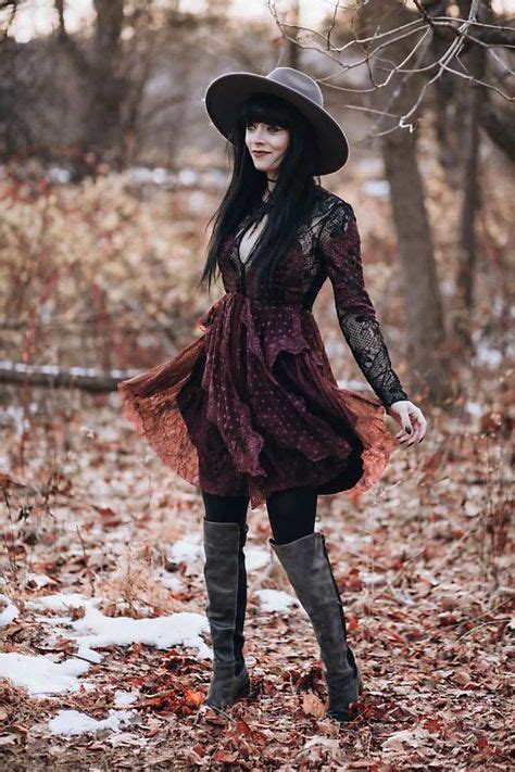 Fall witch attire